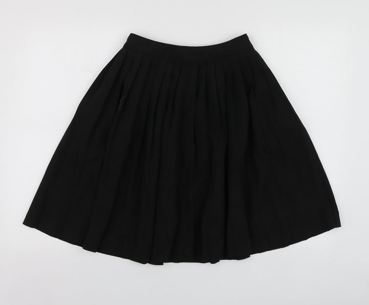 M&S Girls Beige  Polyester Trumpet Skirt Size 10-11 Years  Regular