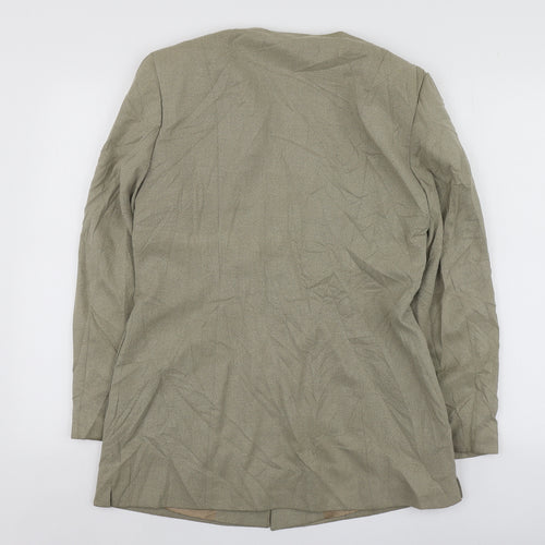 Bianca Womens Beige  Lyocell Jacket Suit Jacket Size 38