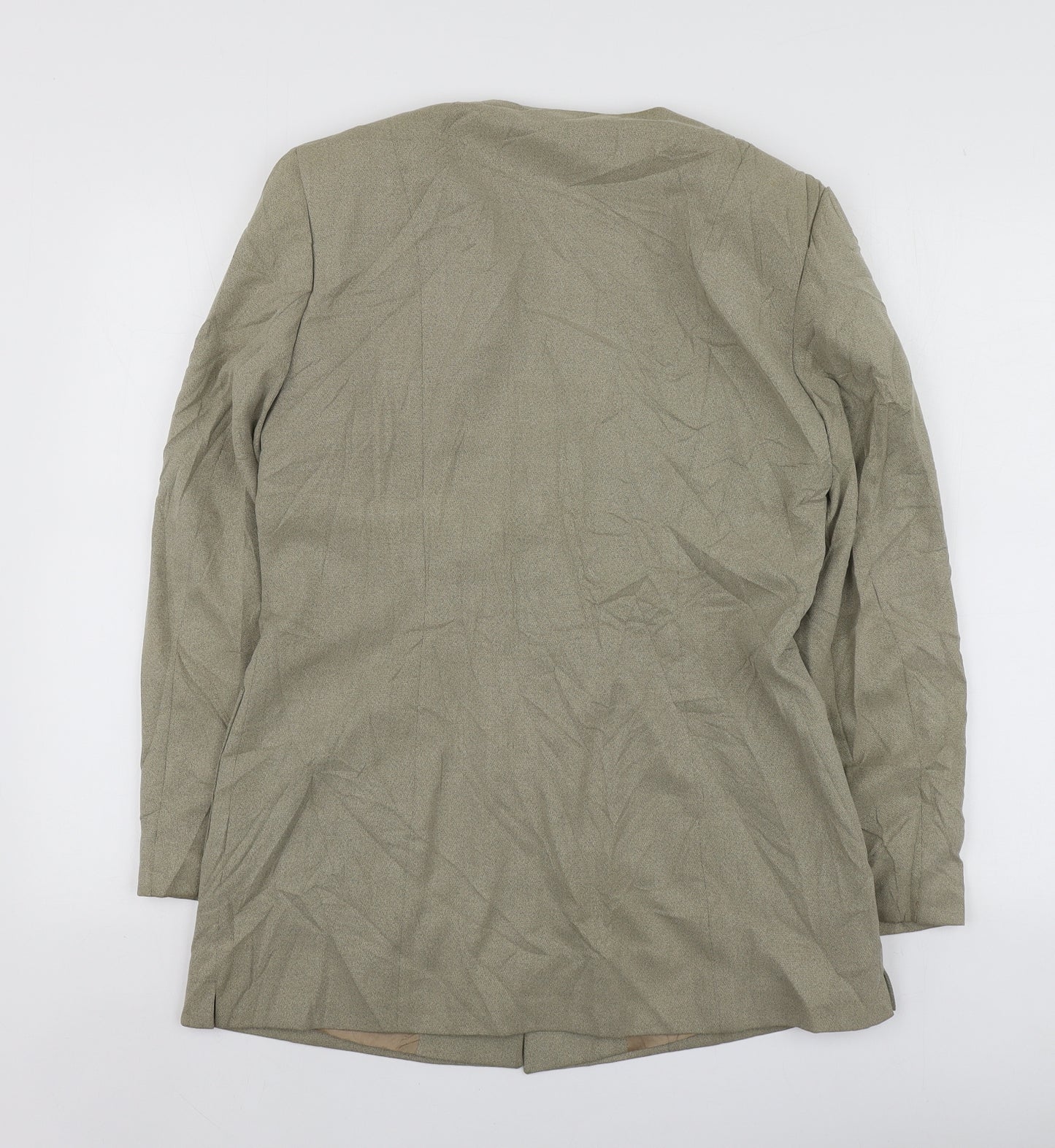 Bianca Womens Beige  Lyocell Jacket Suit Jacket Size 38