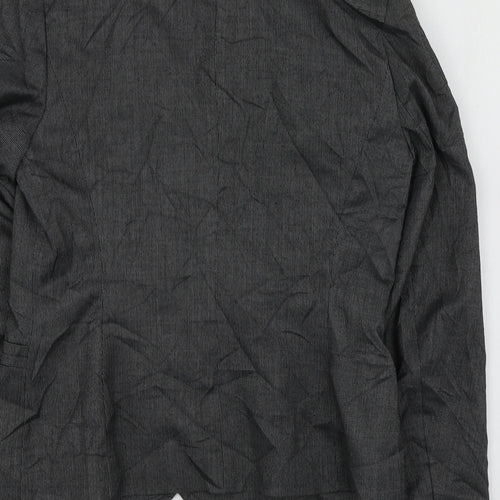 BHS Womens Grey  Polyester  Suit Jacket Size 8