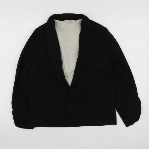 New Look Womens Black  Polyester Jacket Blazer Size 10