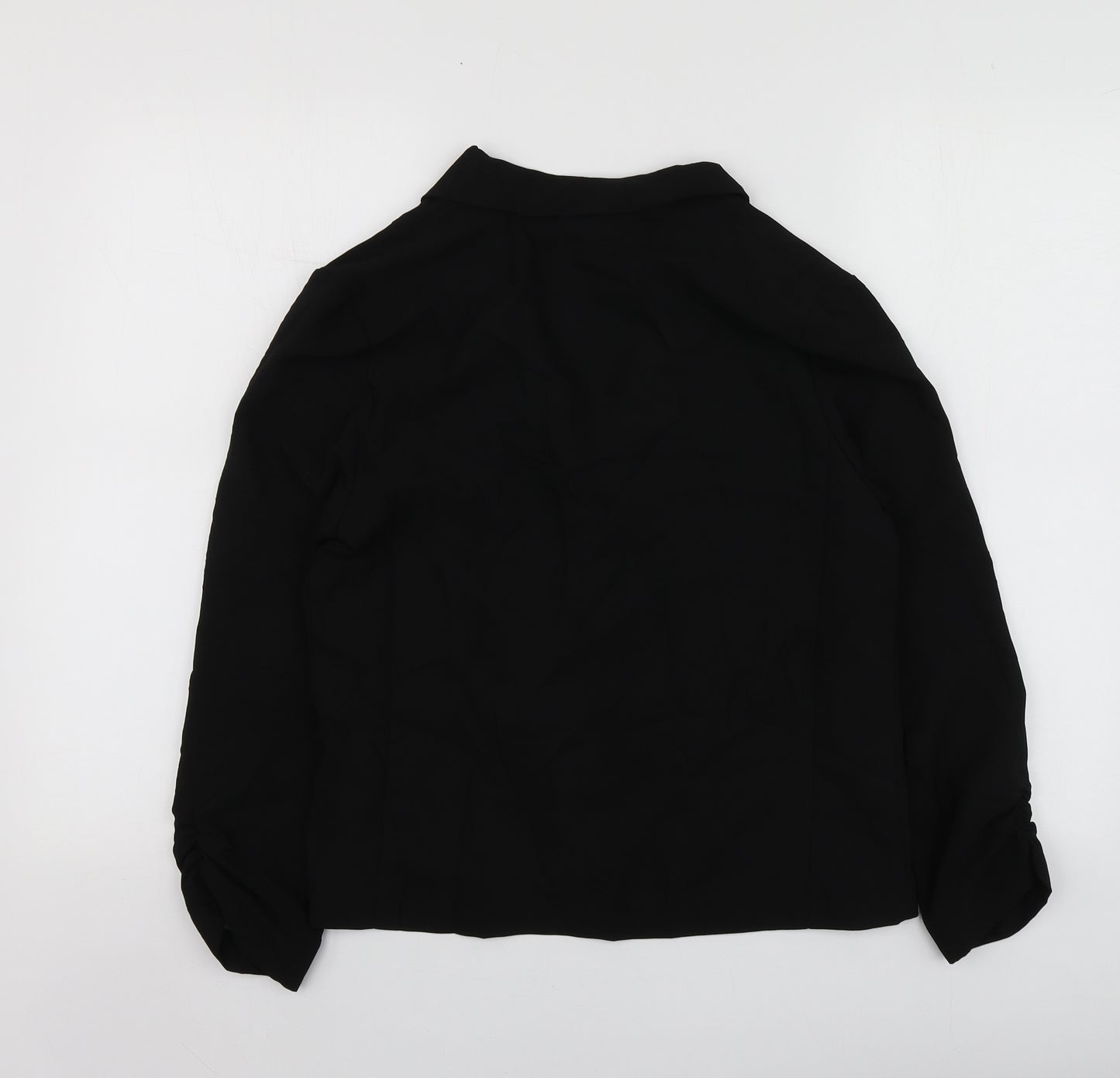 New Look Womens Black  Polyester Jacket Blazer Size 10