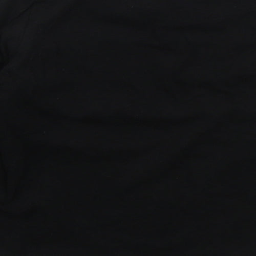 SoulCal&Co Boys Black  Cotton Basic T-Shirt Size 6-7 Years Crew Neck Pullover