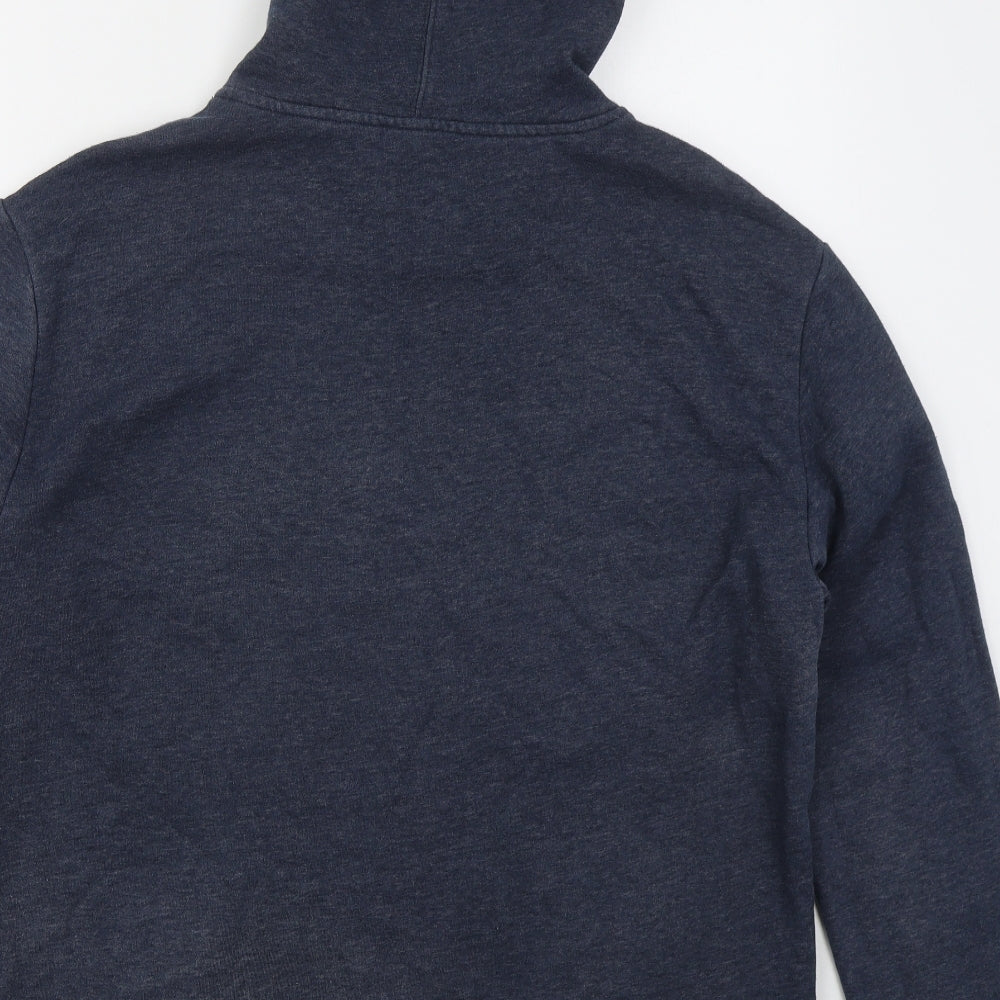 Universal Studios Mens Blue  Cotton Pullover Hoodie Size L   - Race Through New York Jimmy Fallon