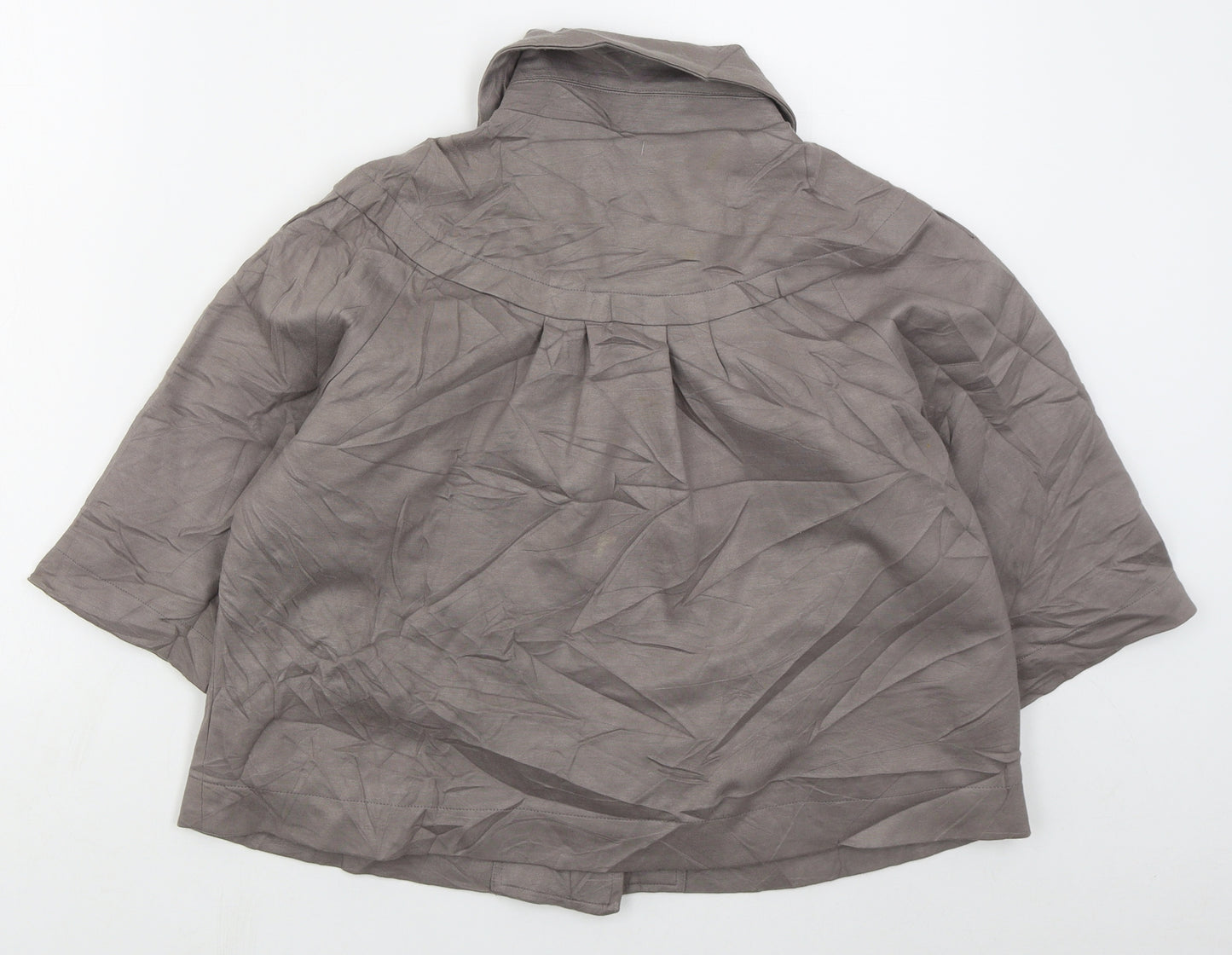 Betty Jackson Womens Grey   Jacket  Size 12  Button