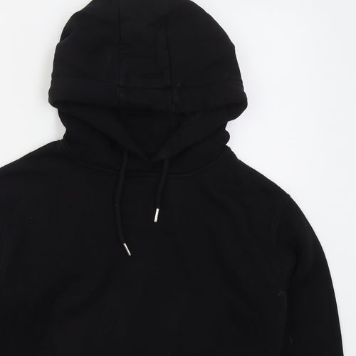 Primark Womens Black  Cotton Pullover Hoodie Size 6  Pullover