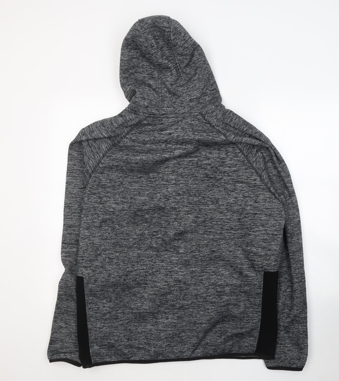 DNM Dissident Mens Grey  Polyester Full Zip Hoodie Size XL