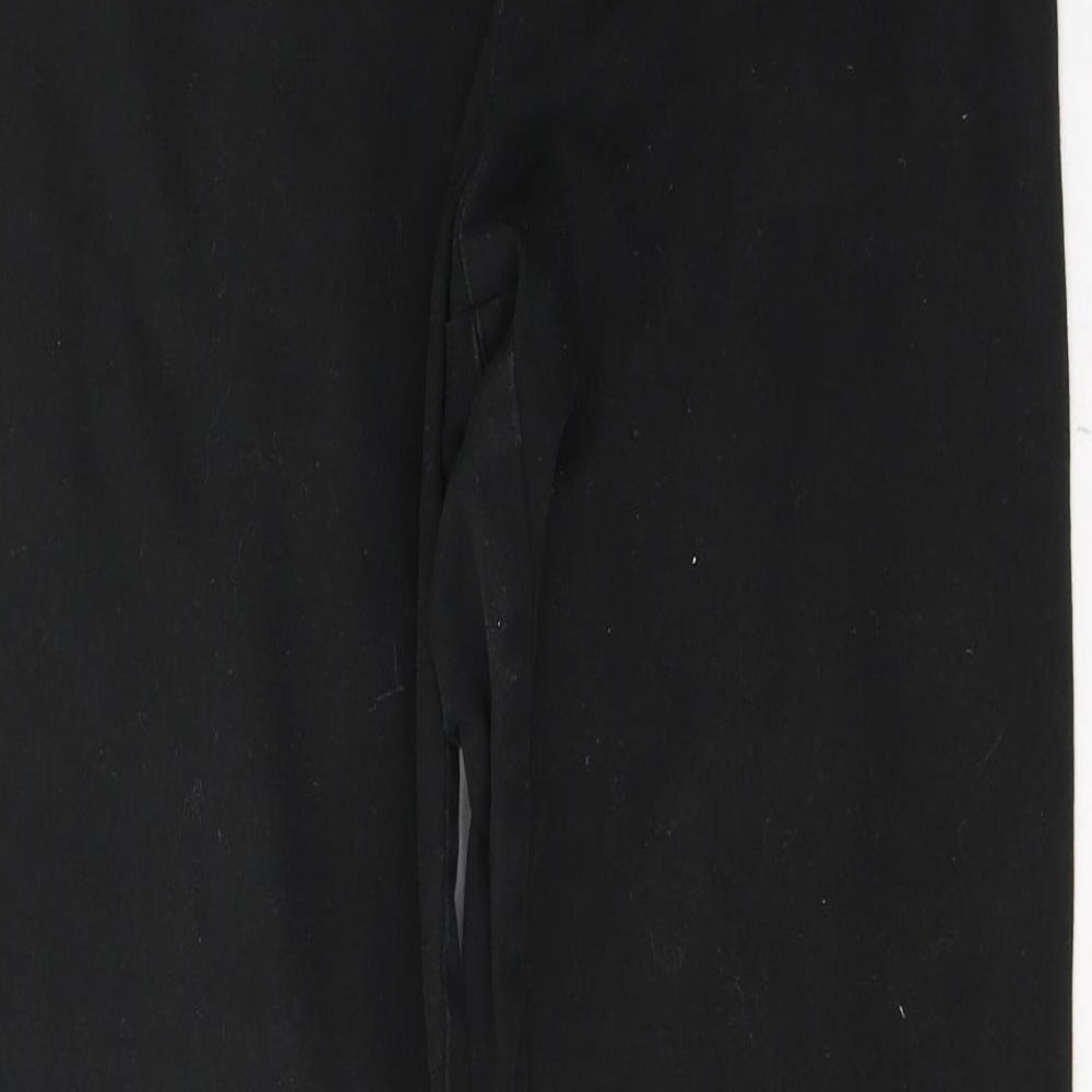 Bonmarché Womens Black  Cotton Straight Jeans Size 16 L28 in Regular