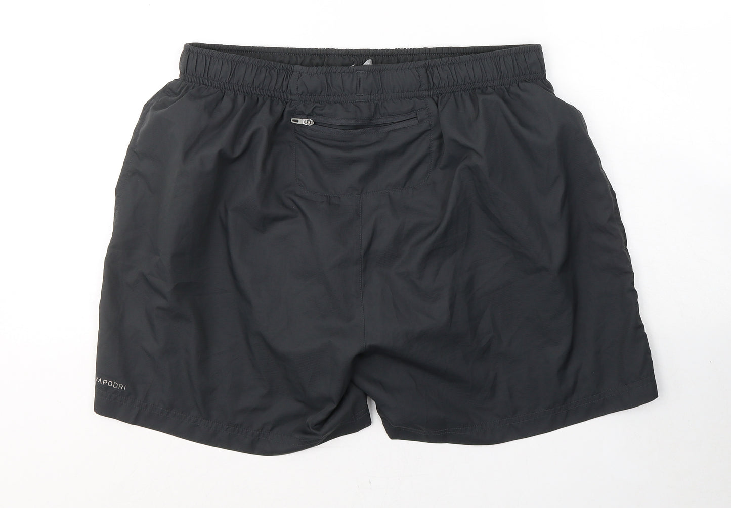 Canterbury Mens Grey  Polyester Sweat Shorts Size XL L6 in Regular Tie