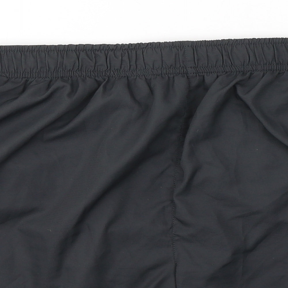 Canterbury Mens Grey  Polyester Sweat Shorts Size XL L6 in Regular Tie