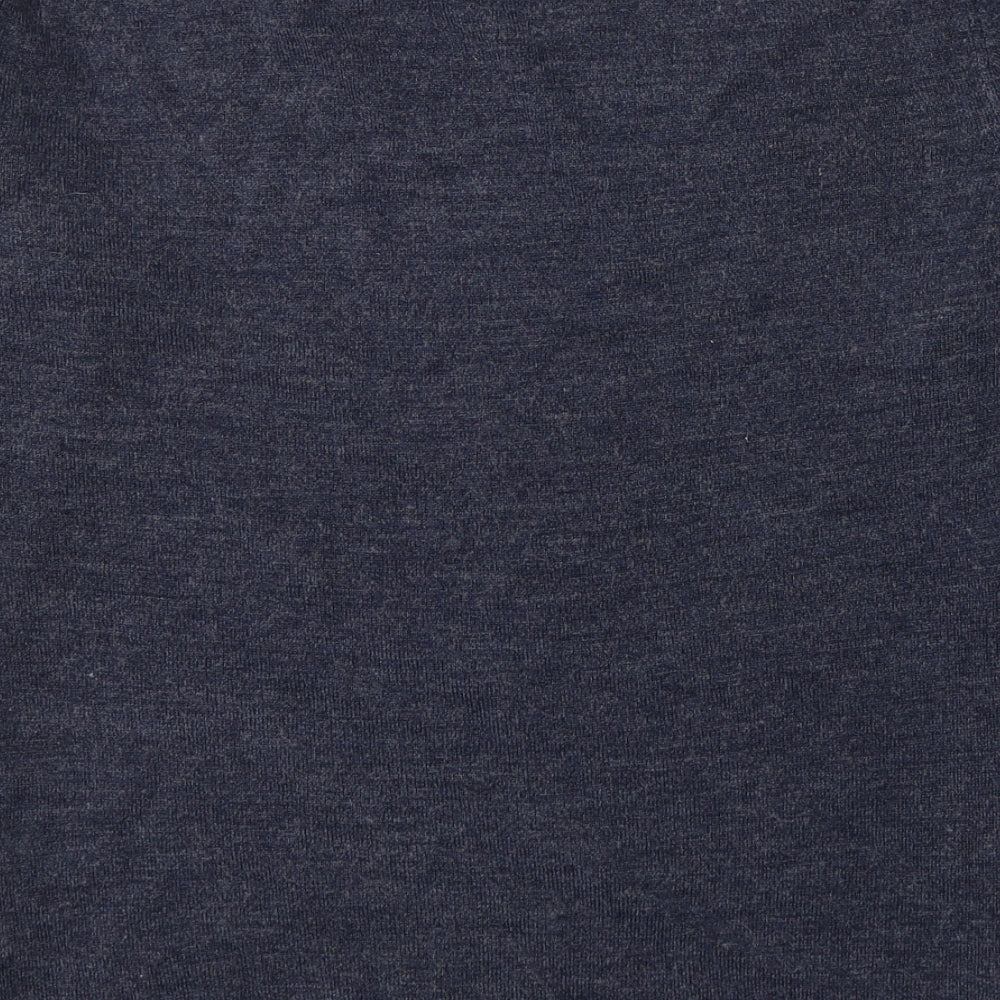 Atmosphere Womens Blue Round Neck  Acrylic Pullover Jumper Size 12