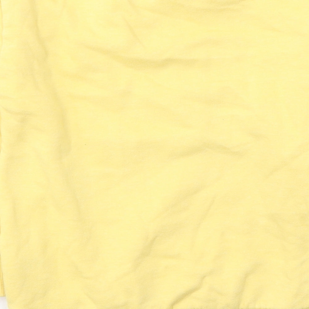 Dunnes Stores Girls Yellow  Cotton Pullover Sweatshirt Size 7-8 Years  Pullover - I decide my vibe