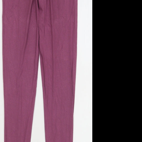 ASOS Womens Pink  Viscose Jogger Leggings Size 8 L27 in