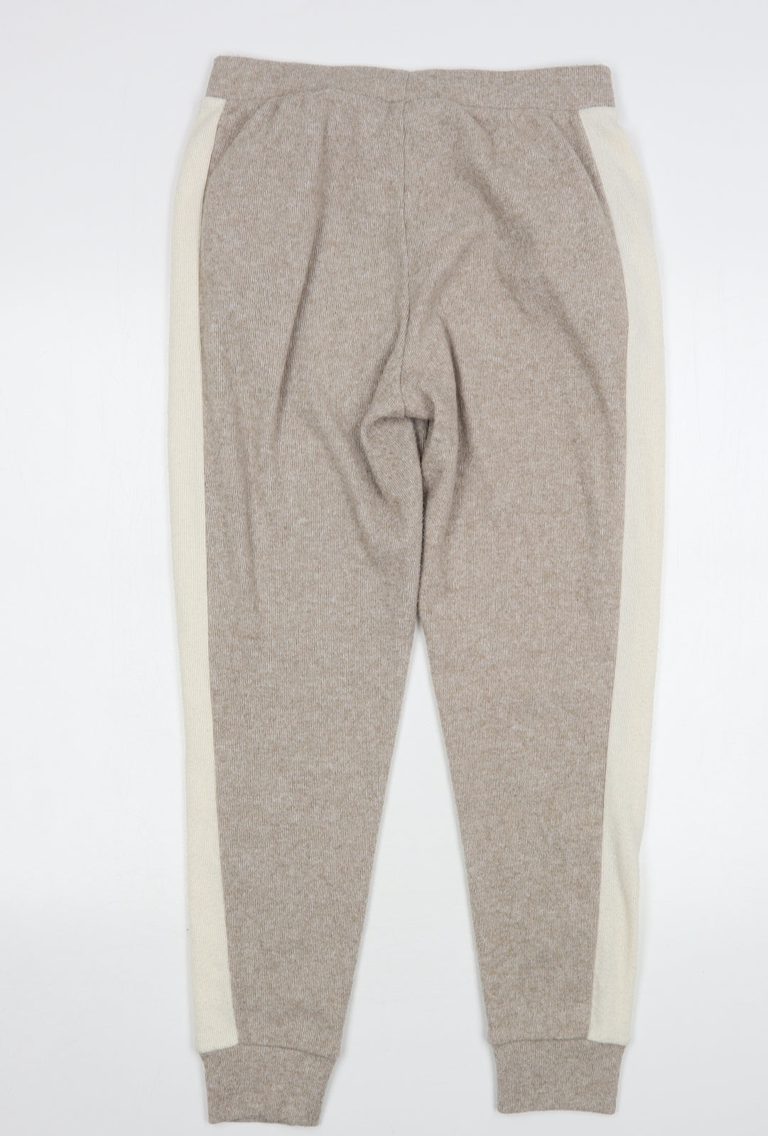 F&F Womens Beige  Polyester Sweatpants Trousers Size 10 L28 in Regular