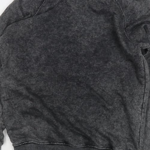 Sponder Womens Grey  Cotton Pullover Sweatshirt Size M