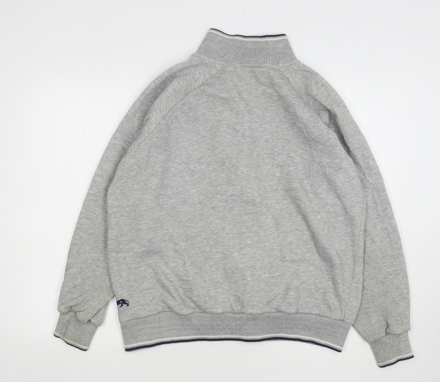 Lonsdale Womens Grey  Cotton Full Zip Sweatshirt Size L
