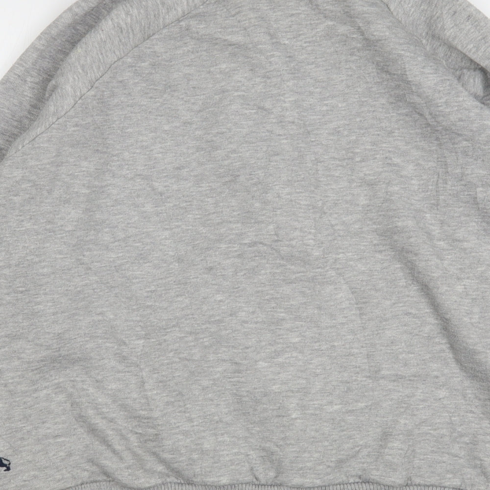 Lonsdale Womens Grey  Cotton Full Zip Sweatshirt Size L