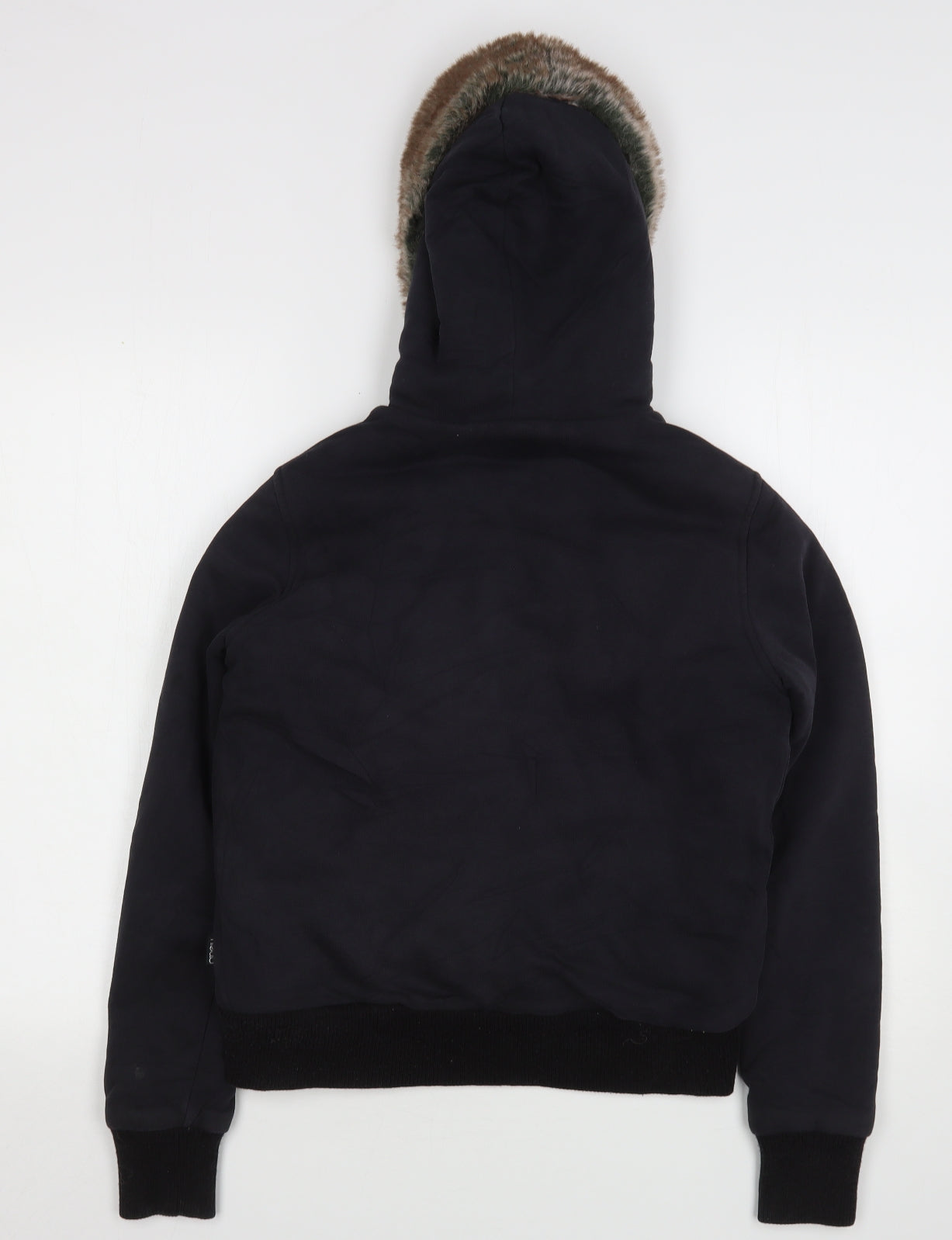 O'Neill Womens Black  Cotton Full Zip Hoodie Size S