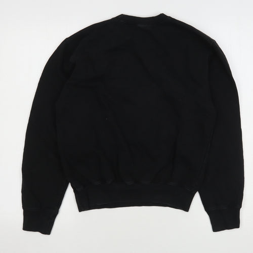 Famona Womens Black  Cotton Pullover Sweatshirt Size XS   - Queen