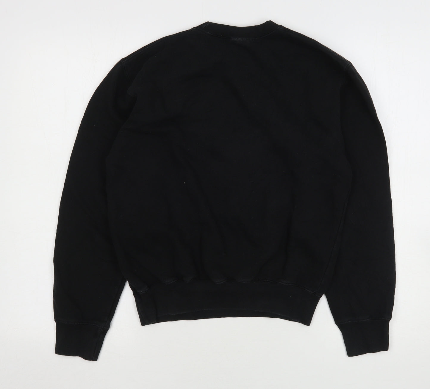 Famona Womens Black  Cotton Pullover Sweatshirt Size XS   - Queen
