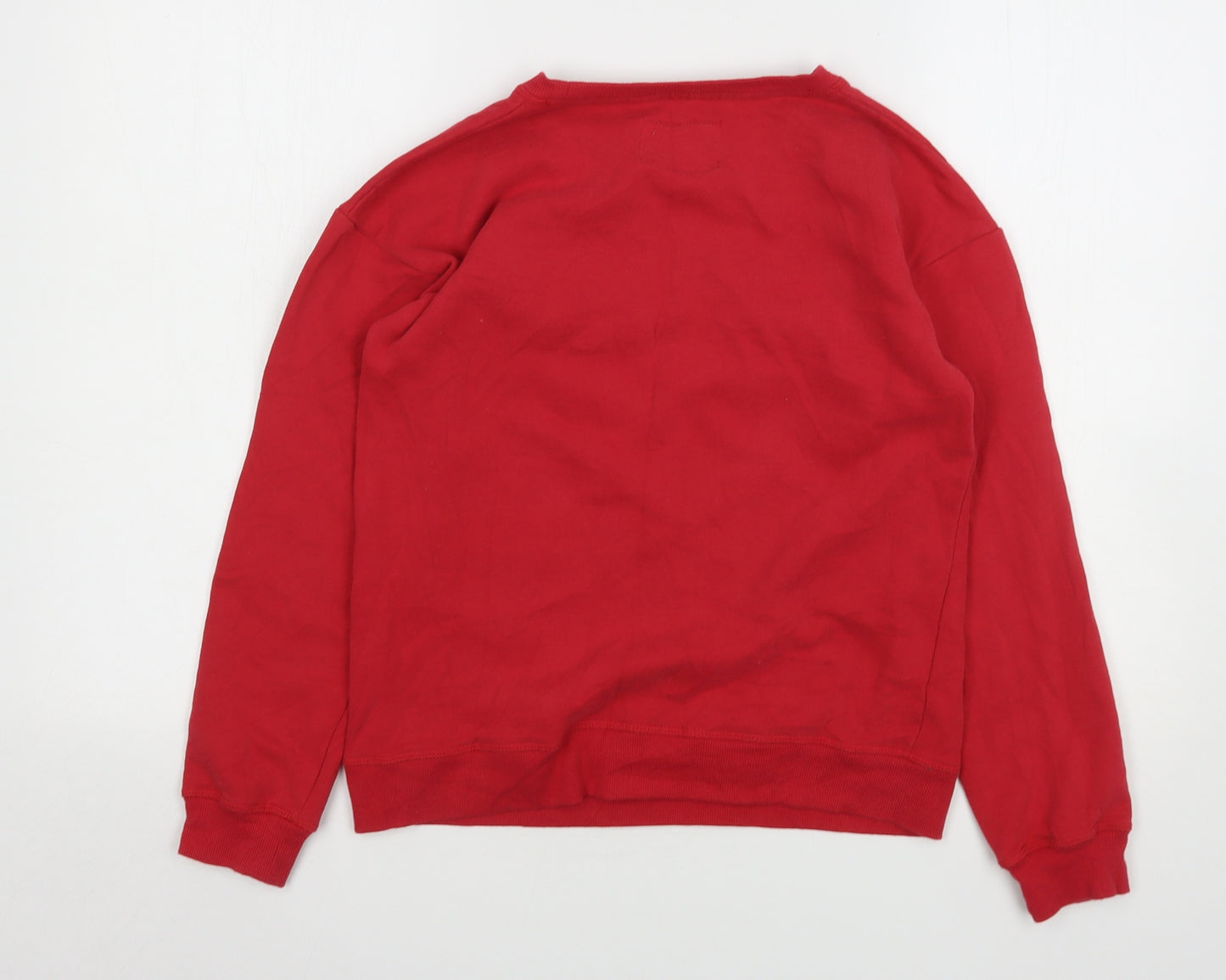 Atmosphere Womens Red Round Neck  Polyester Pullover Jumper Size 6   - Christmas