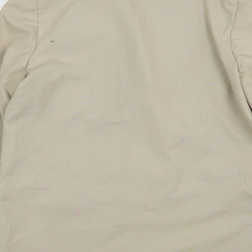 Klass Womens Beige  Polyester Jacket Suit Jacket Size 14
