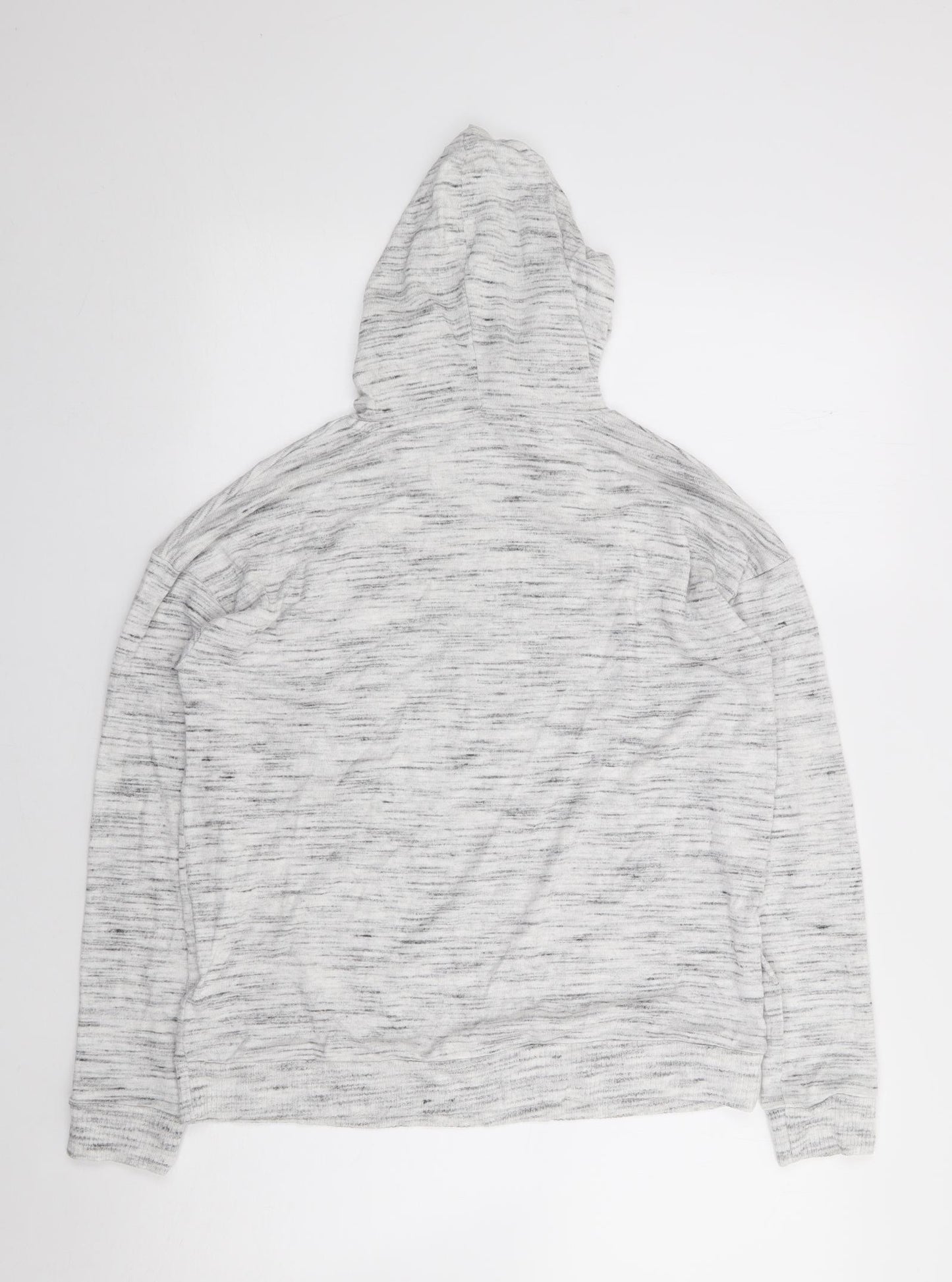 Marks and Spencer Womens Grey  Viscose Pullover Hoodie Size 8  Pullover