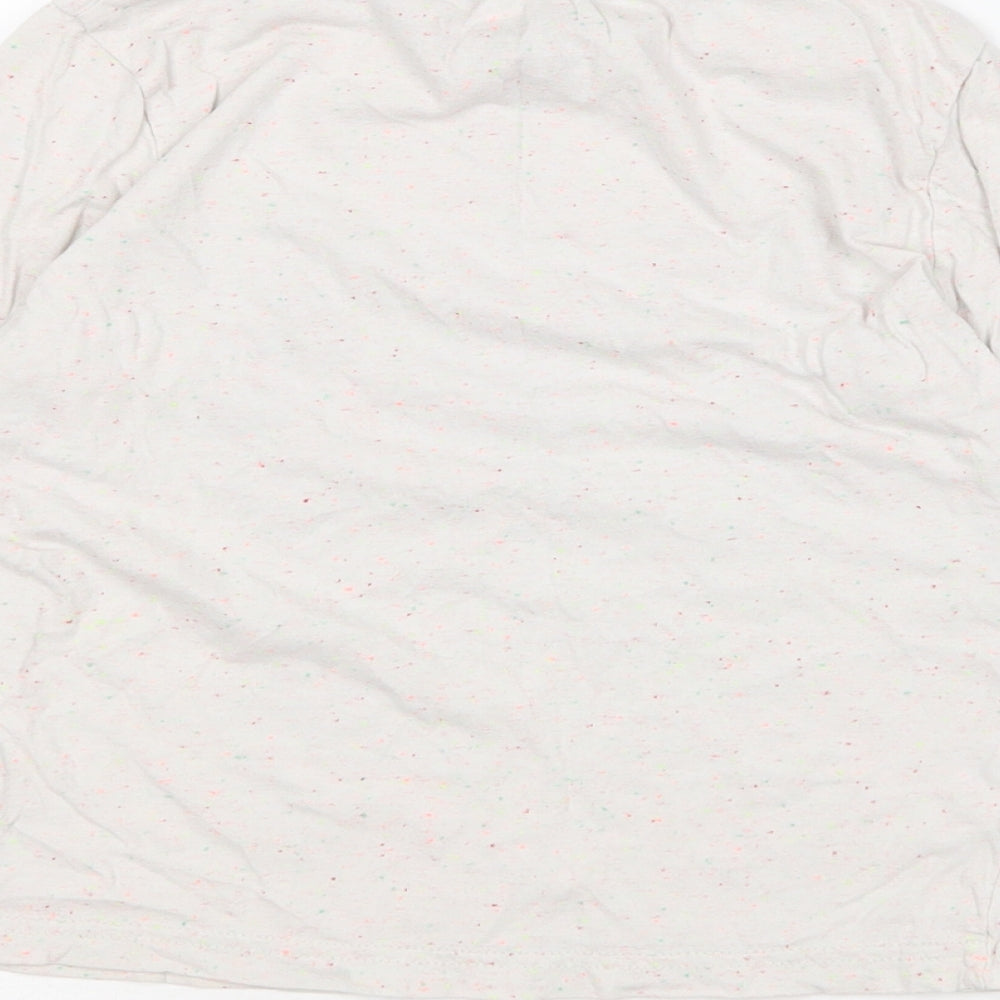 F&F Boys Multicoloured  Cotton Basic T-Shirt Size 6-7 Years Round Neck