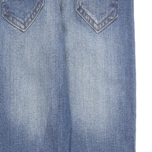 Denim & Co. Girls Blue  Cotton Skinny Jeans Size 10-11 Years  Regular