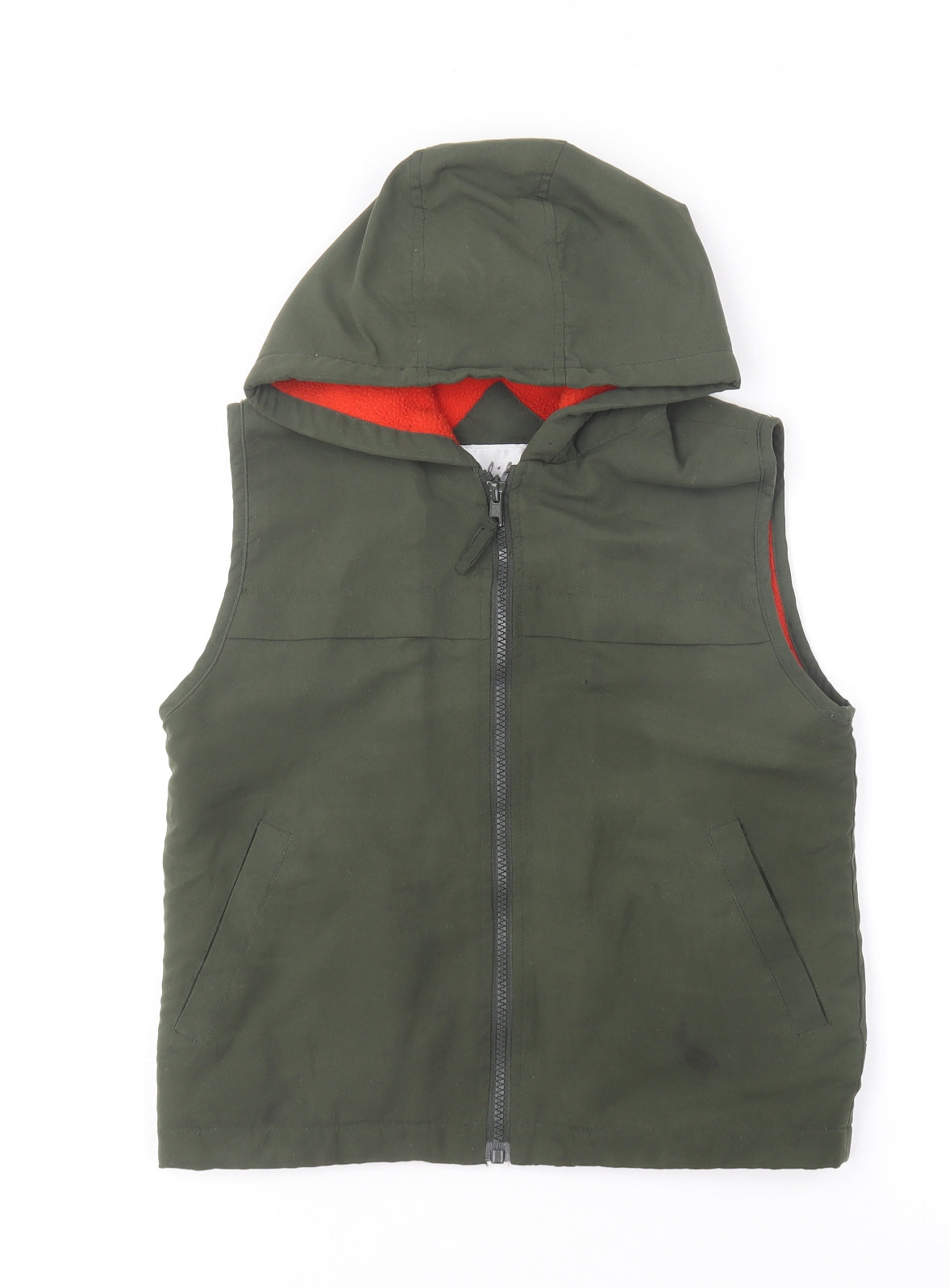 AlibI Boys Green   Gilet Jacket Size 7-8 Years