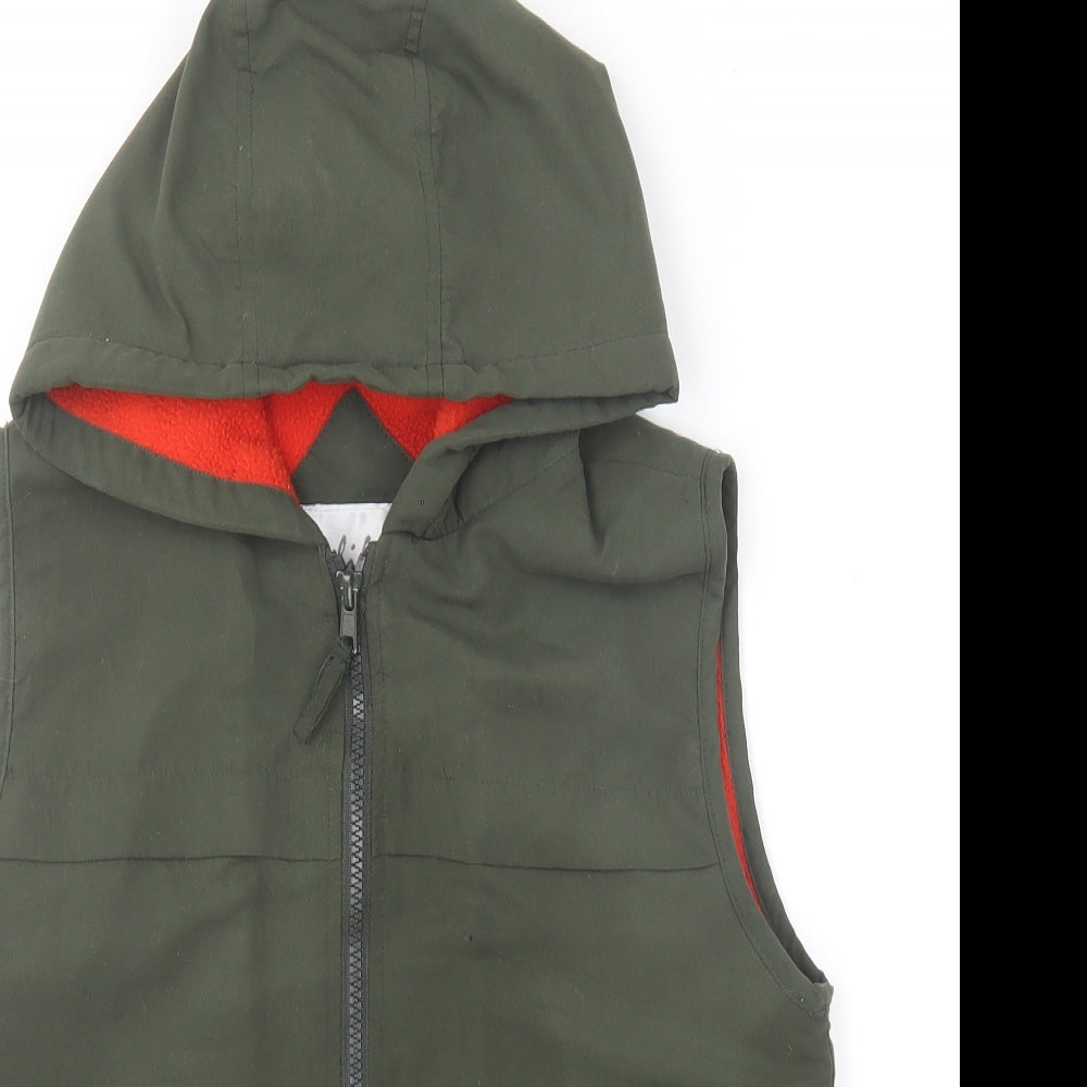 AlibI Boys Green   Gilet Jacket Size 7-8 Years
