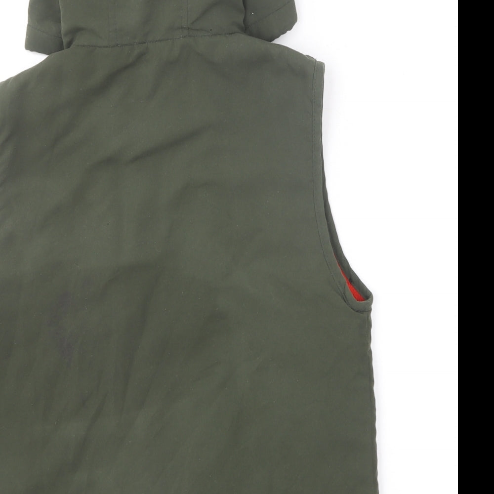 AlibI Boys Green   Gilet Jacket Size 7-8 Years