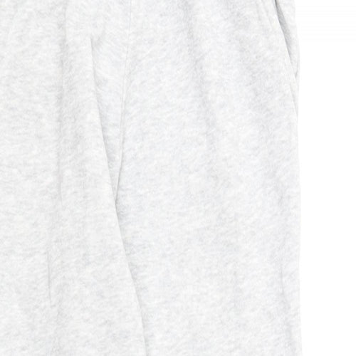Marks and Spencer Boys Grey  Cotton Jogger Trousers Size 7-8 Years  Regular