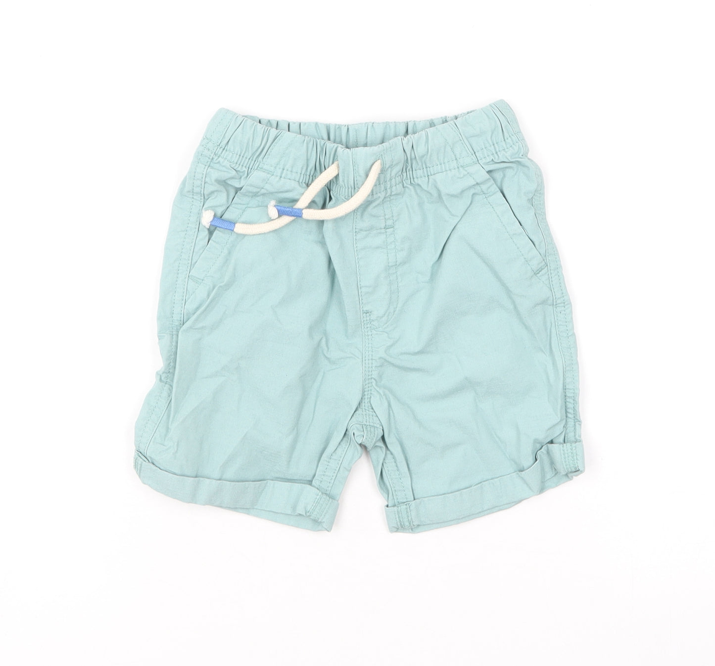 Dunnes Stores Boys Blue  Cotton Chino Shorts Size 3-4 Years  Regular