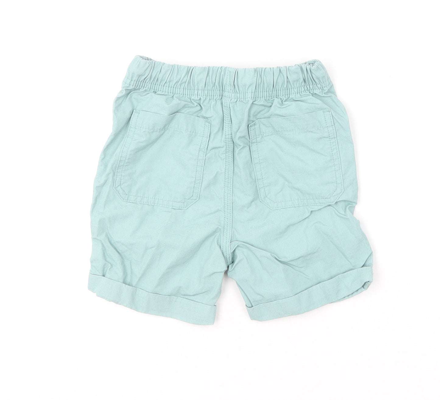 Dunnes Stores Boys Blue  Cotton Chino Shorts Size 3-4 Years  Regular