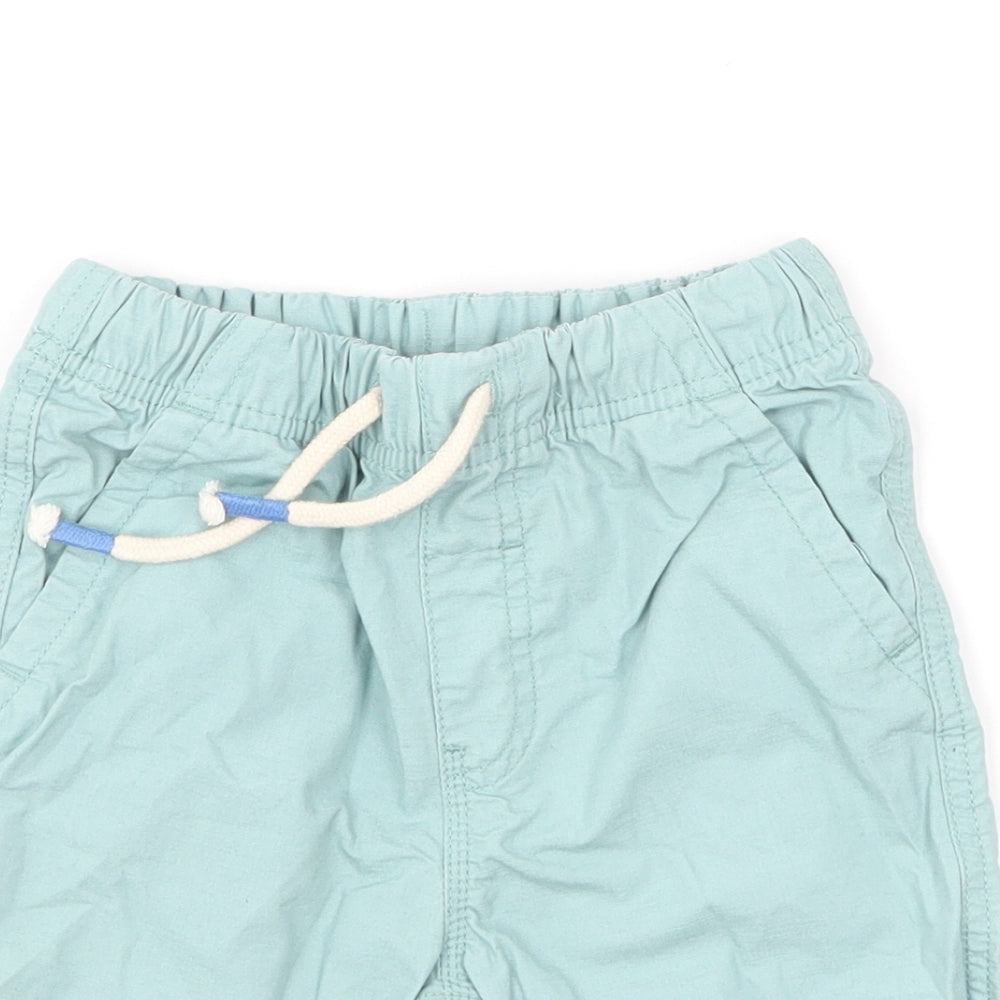 Dunnes Stores Boys Blue  Cotton Chino Shorts Size 3-4 Years  Regular