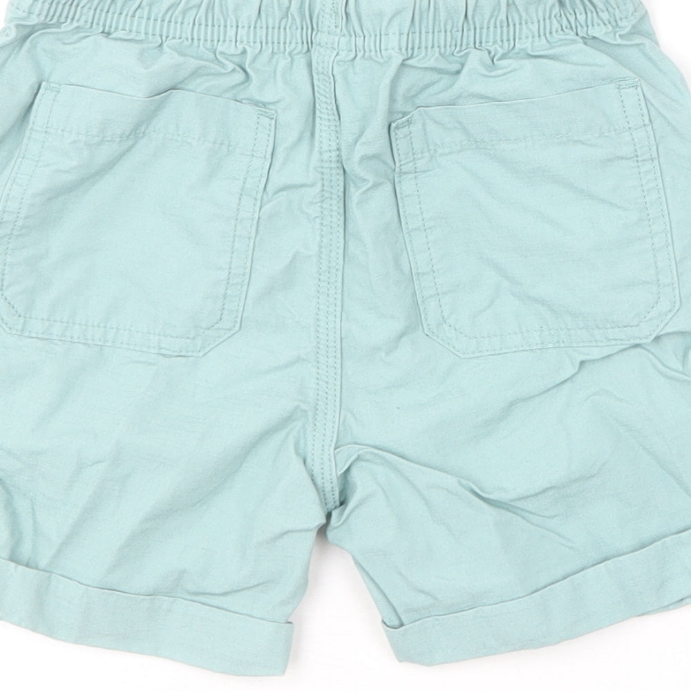 Dunnes Stores Boys Blue  Cotton Chino Shorts Size 3-4 Years  Regular
