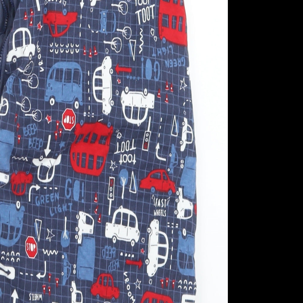 George Boys Multicoloured Geometric Cotton Babygrow One-Piece Size 0-3 Months  Snap - Baby sleep bag 0-6 Months