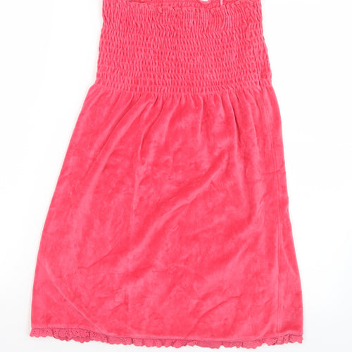 Ocean Clubs Womens Pink  Cotton Jersey T-Shirt Size 8 Off the Shoulder - 8-10