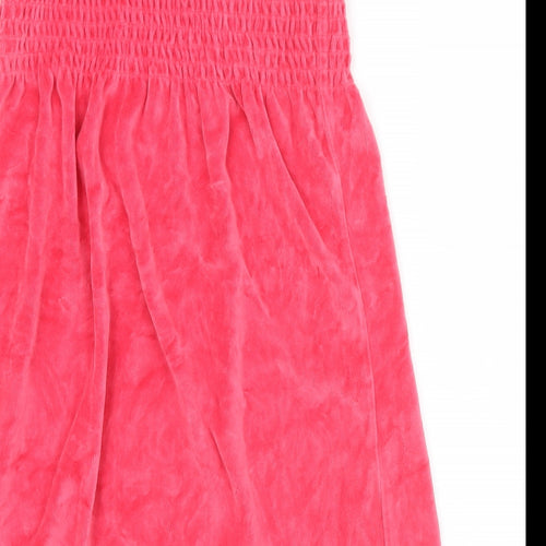 Ocean Clubs Womens Pink  Cotton Jersey T-Shirt Size 8 Off the Shoulder - 8-10