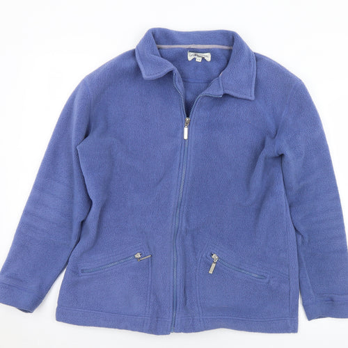 Original Clothing Womens Blue   Gilet Jacket Size S  Zip - S/M