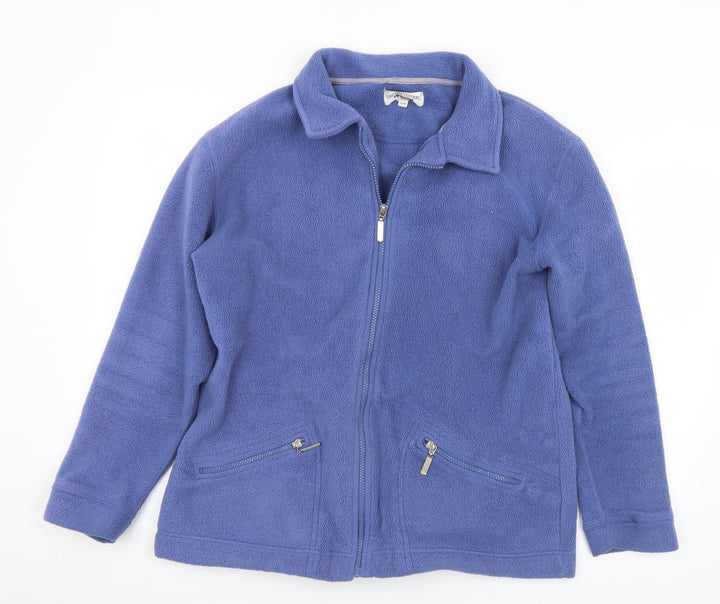 Original Clothing Womens Blue   Gilet Jacket Size S  Zip - S/M