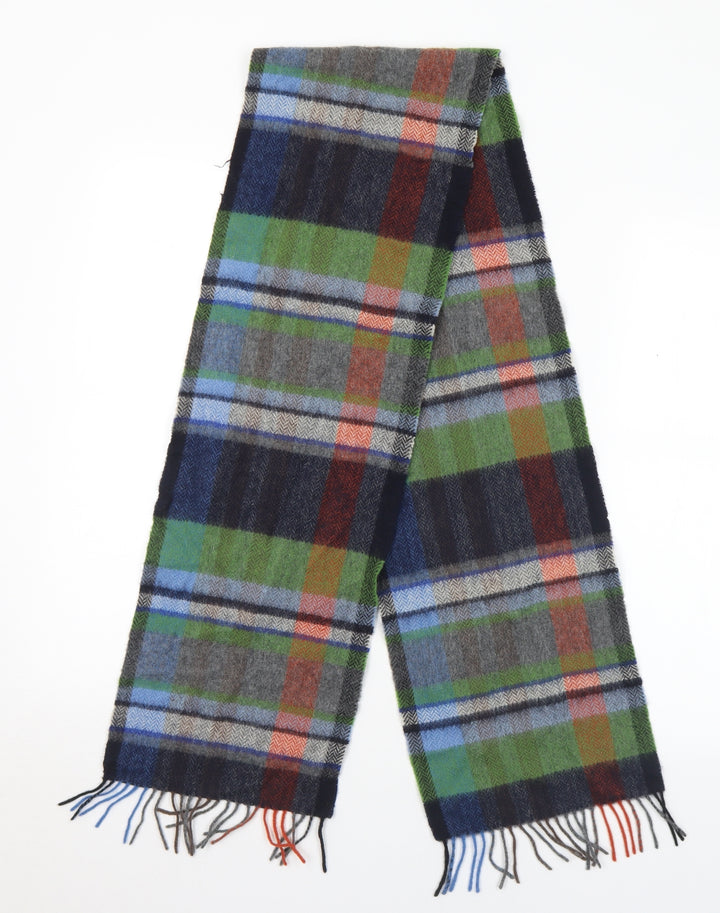 Engbers Unisex Multicoloured Plaid Acrylic Scarf  One Size