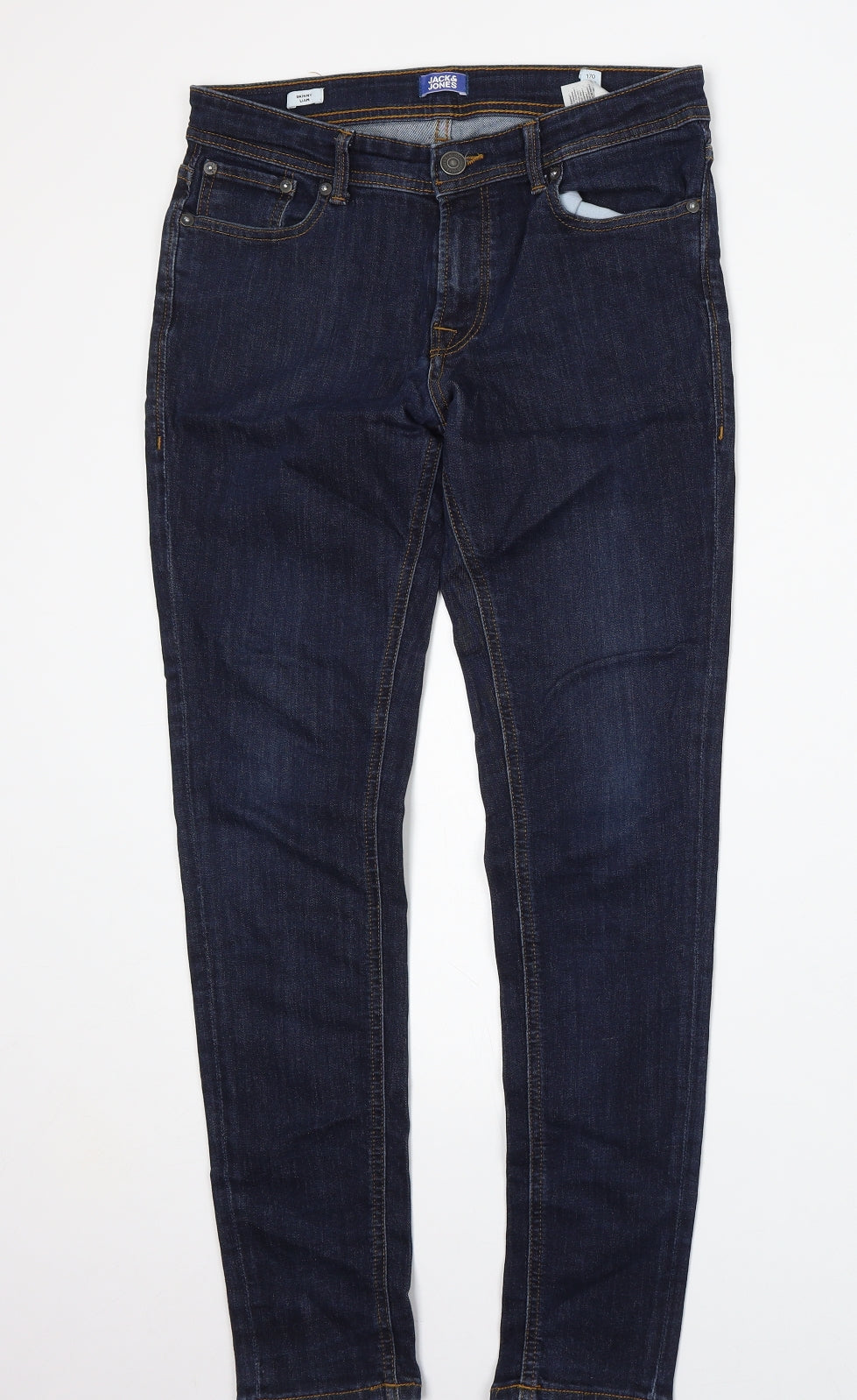 Jack&Jones Boys Blue  Cotton Skinny Jeans Size 15 Years  Regular