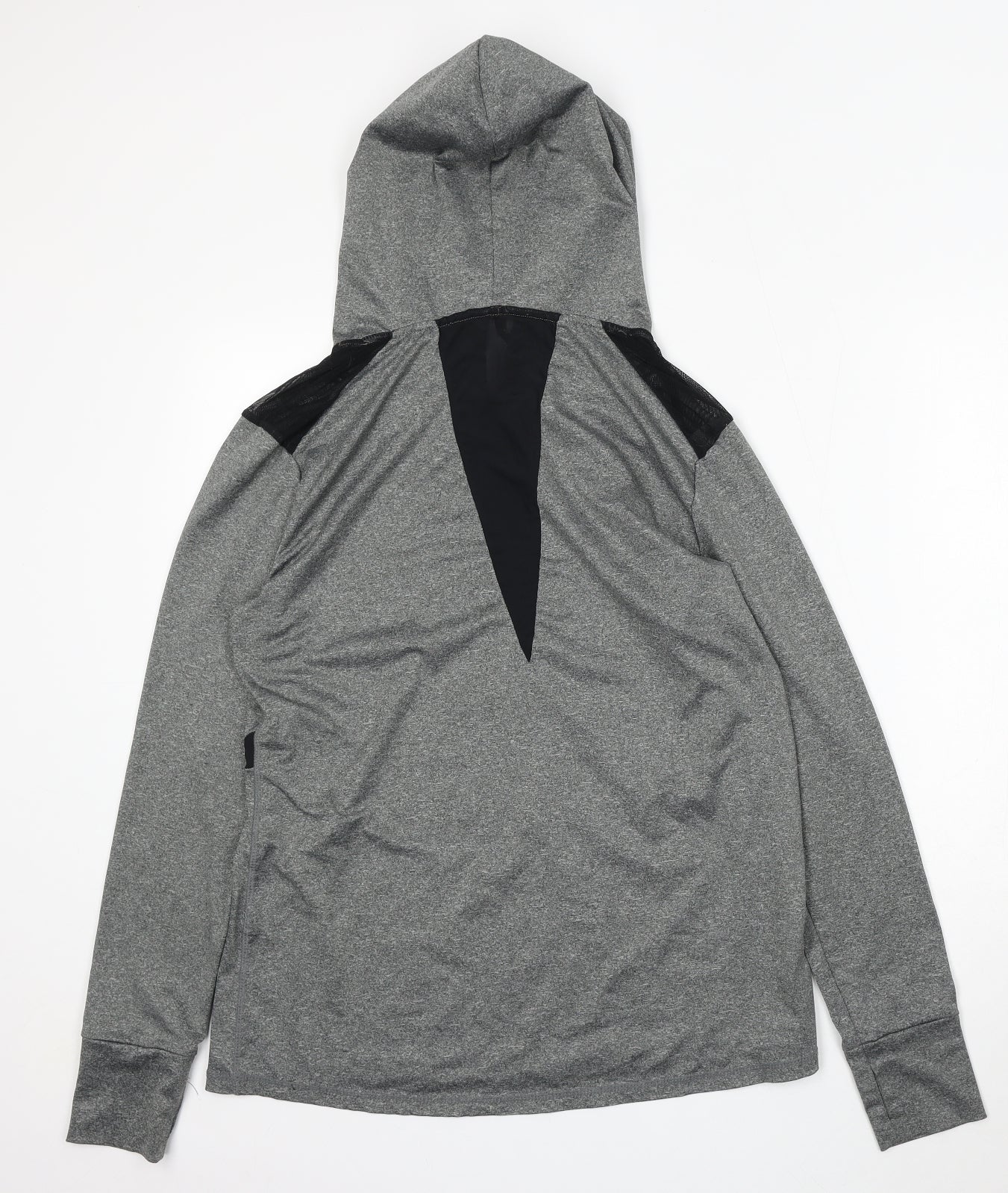 Atmosphere Womens Grey  Polyester Pullover Hoodie Size 16