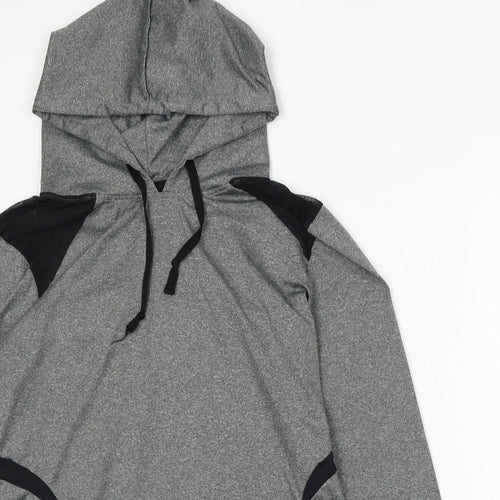Atmosphere Womens Grey  Polyester Pullover Hoodie Size 16