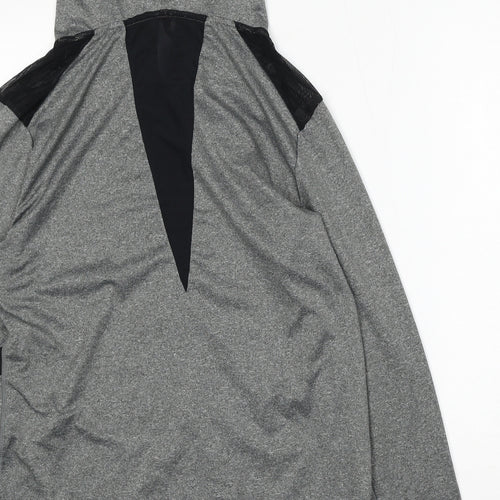 Atmosphere Womens Grey  Polyester Pullover Hoodie Size 16