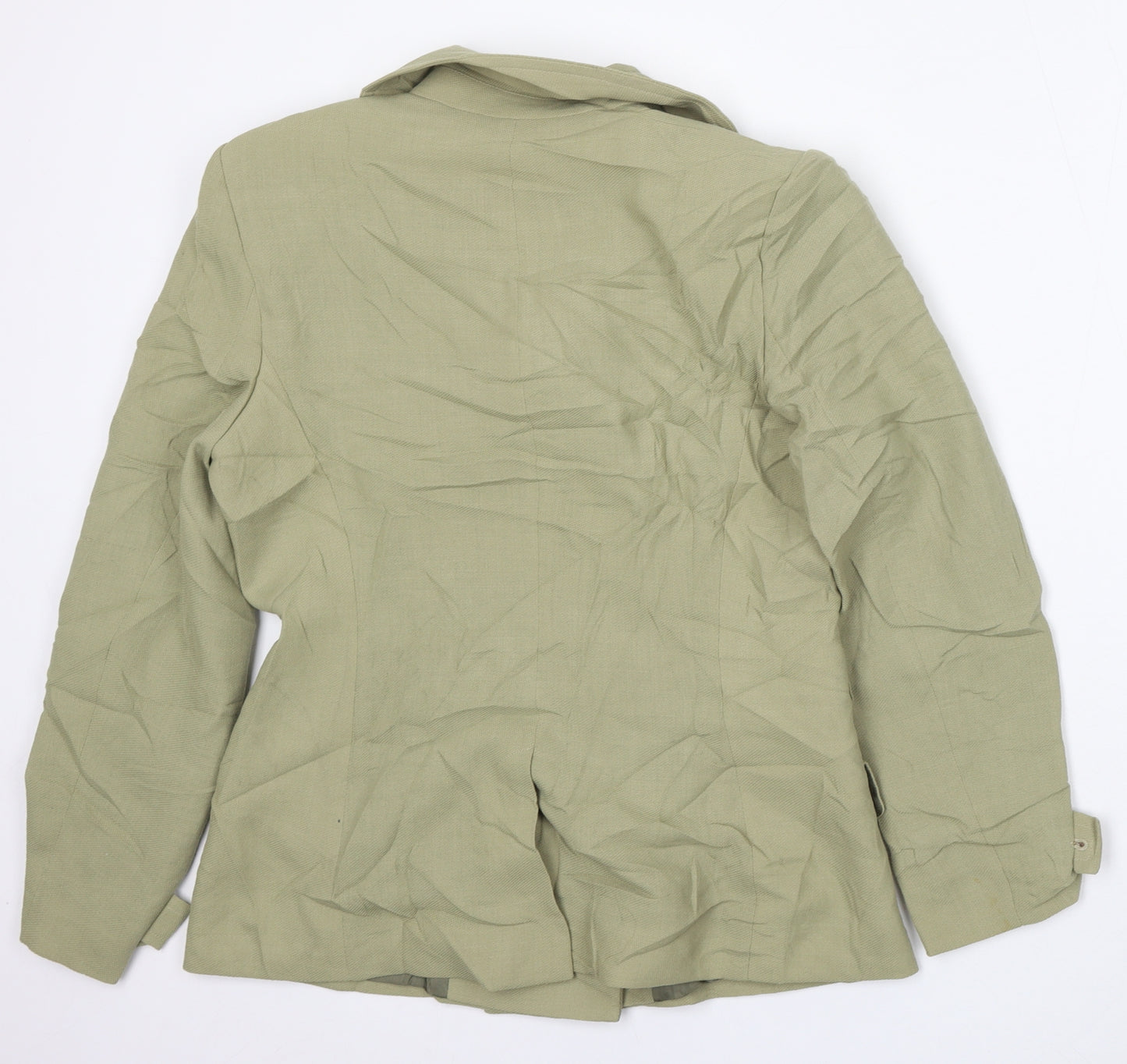 JV Collection Womens Green   Jacket  Size 12  Button