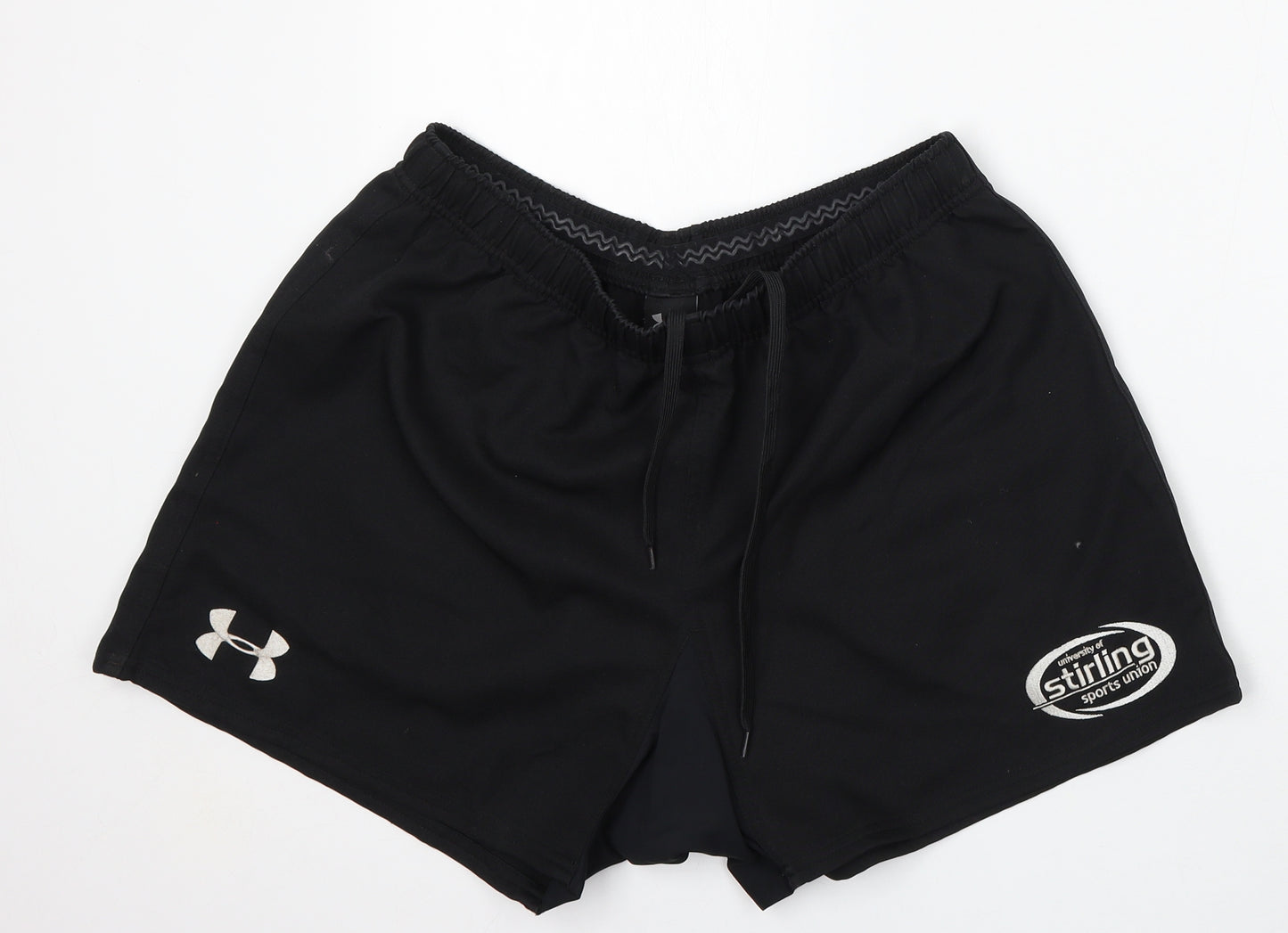 Under armour Womens Black  Nylon Athletic Shorts Size XL L3 in Regular