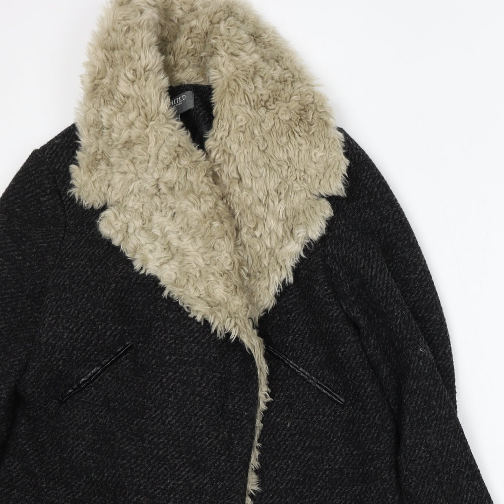 limited collection Womens Grey   Jacket  Size 14  Snap